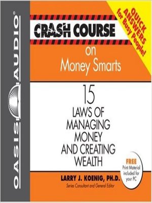 cover image of Crash Course on Money Smarts